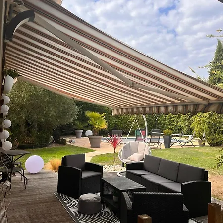 Nyaraló Le Logis De - Maison Climatisee Piscine La Baule